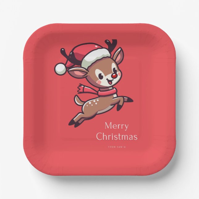 Christmas paper plate (Front)