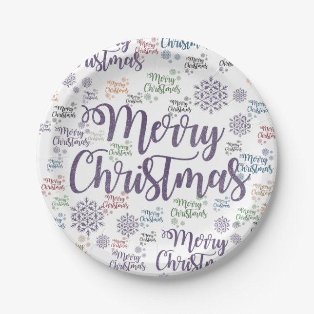 Christmas Paper Plate (Front)