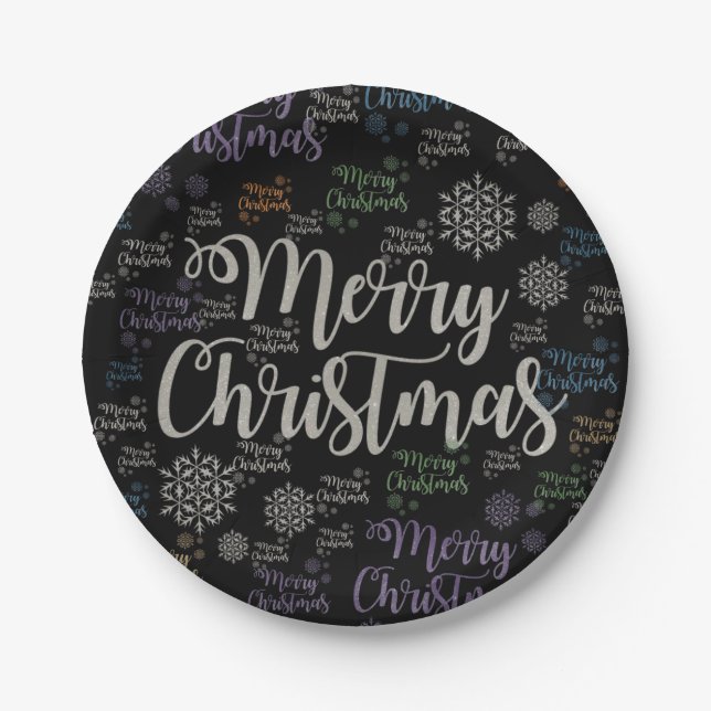 Christmas Paper Plate (Front)