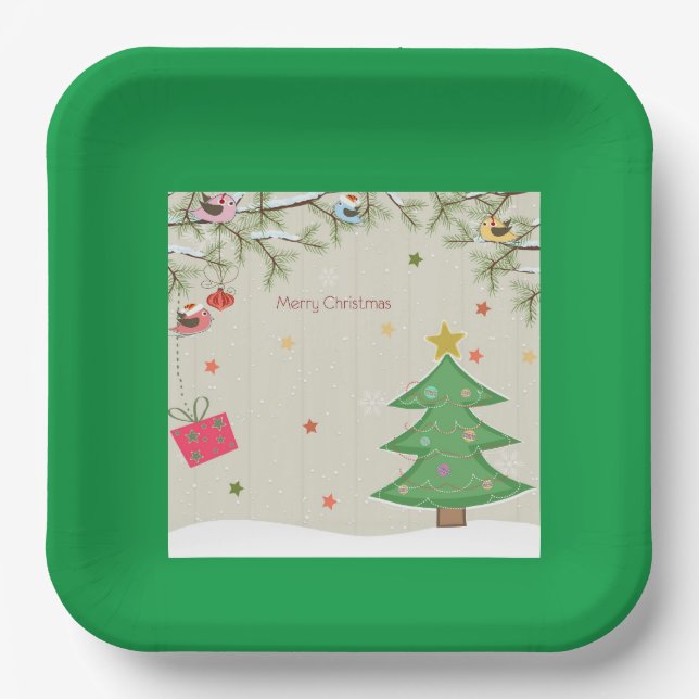 Christmas Paper Plate (Front)