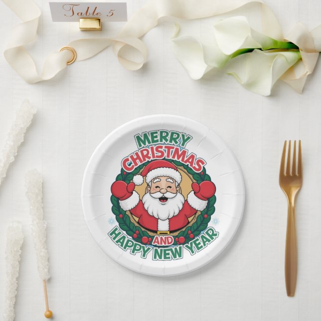 Christmas  paper plate (Wedding)