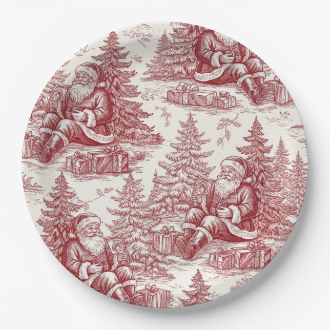 Christmas paper plate (Front)