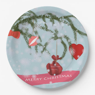 Christmas Paper Plate