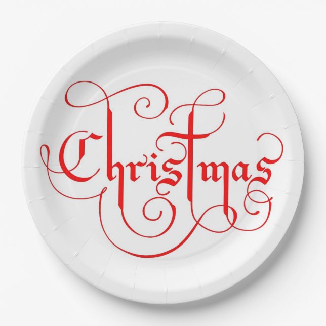 CHRISTMAS PAPER PLATE (Front)