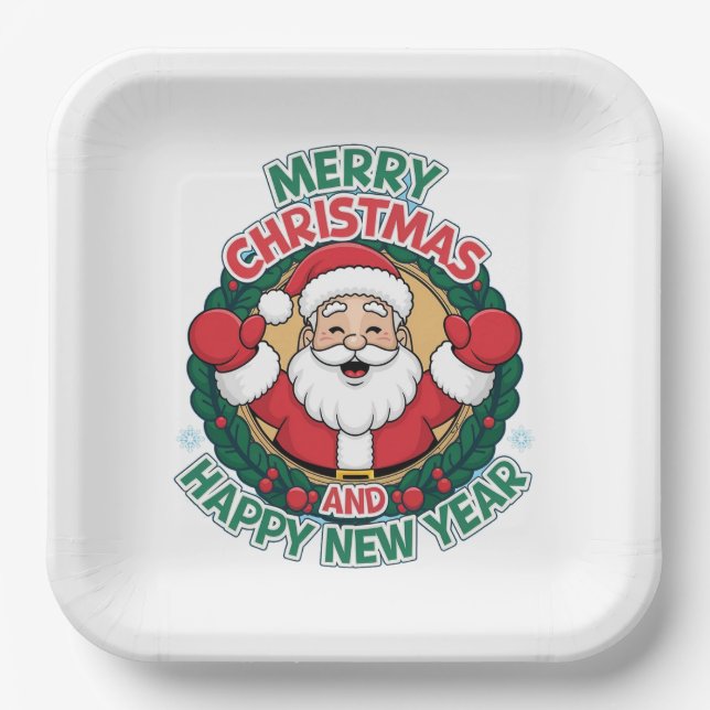 Christmas Paper Plates (Front)