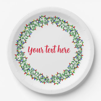 Christmas paper plates