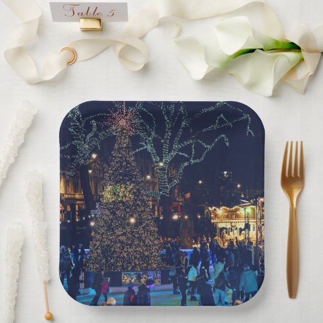 Christmas Paper Plates (Wedding)
