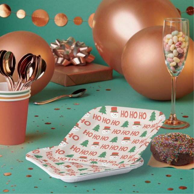 Christmas Paper Plates (Multi)