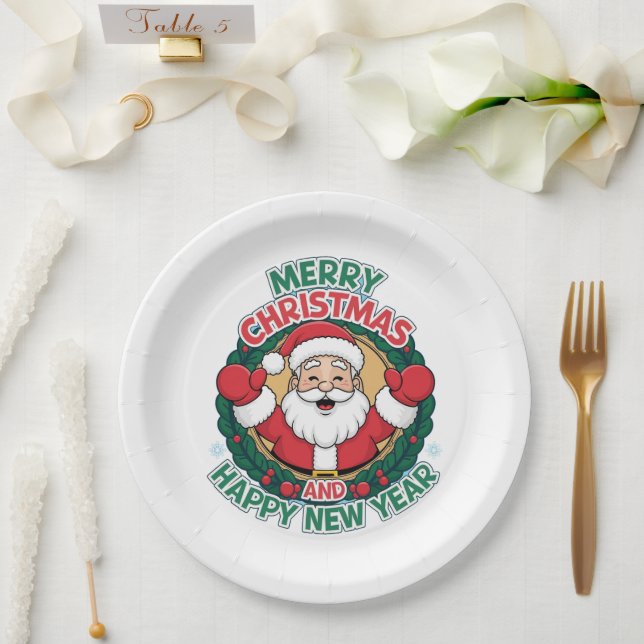 Christmas Paper Plates (Wedding)