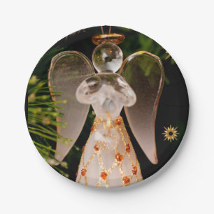Christmas Paper Plates, Angel Paper Plate