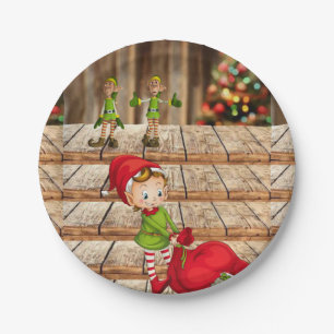 Christmas Paper Plates, Elf Plate