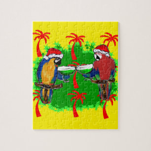 CHRISTMAS PARROTS JIGSAW PUZZLE