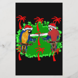 CHRISTMAS PARROTS STATIONERY