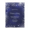 Christmas Party blue silver glitter sparkle