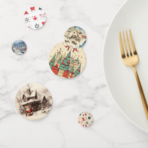 Christmas party  confetti