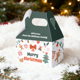 Christmas Party Favours Holidays Merry Christmas Favor Box
