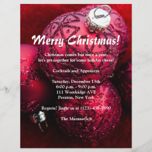 Christmas Party Flyer Invitation