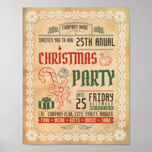 Christmas Party Flyer Poster