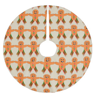 Christmas party Gingerbread Man Tree Skirt