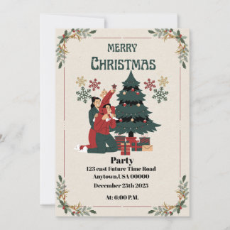 Christmas Party Holiday Card