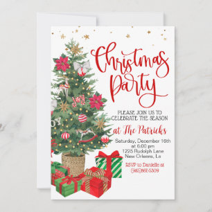 Christmas Party  Invitation