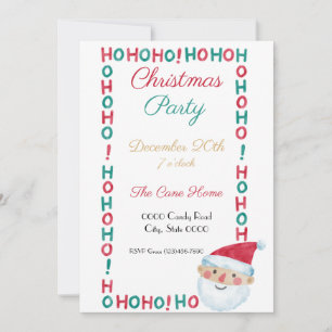 Christmas Party  Invitation