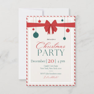 Christmas Party  Invitation