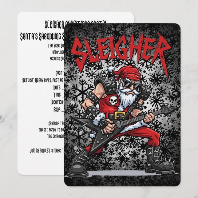 Christmas Party Invitation (Front/Back)