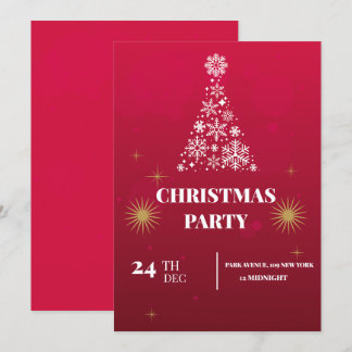 Christmas party  invitation