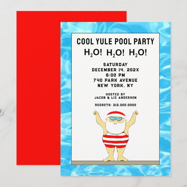 Christmas Party Invitation (Front/Back)