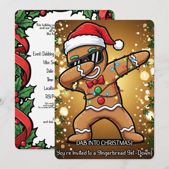 Christmas Party Invitation (Front/Back)
