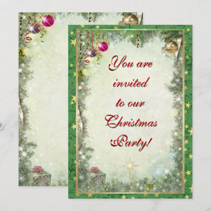 Christmas Party Invitation (all text customizable)