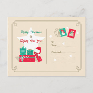Christmas Party Invitation Postcard