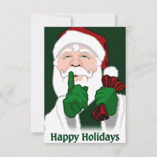 Christmas Party Invitations Custom Santa Cards