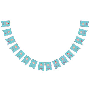 Christmas Party Jellyfish Bunting Flags
