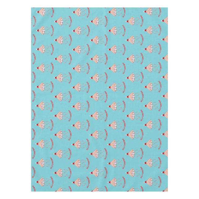 Christmas Party Jellyfish Tablecloth (Front)