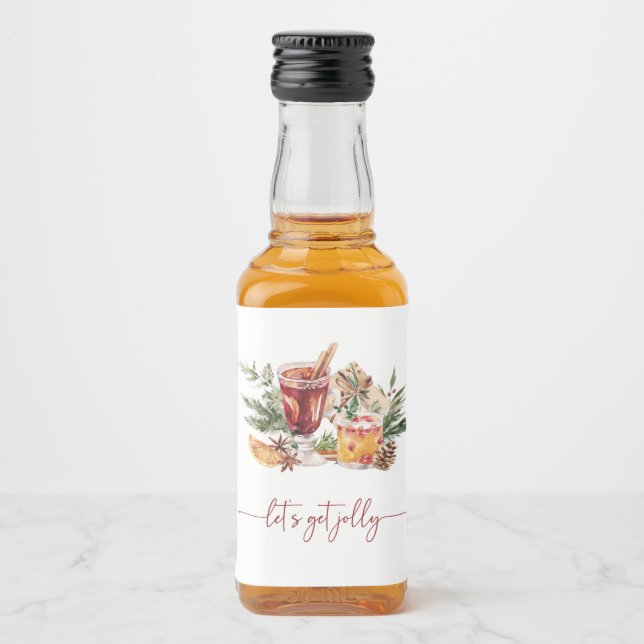 Christmas Party Liquor Label (Front)