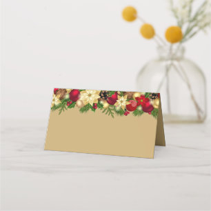 Christmas Party Name Place Card