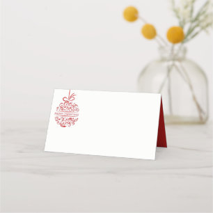 Christmas Party Name Place Card