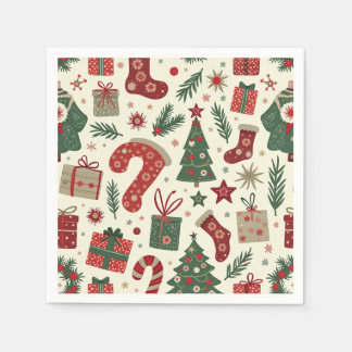 christmas party napkin
