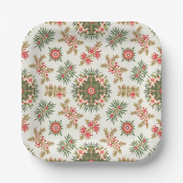 Christmas Party Paper Plate (Front)