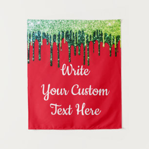 Christmas Party Photo Booth Backdrop Holiday Drop Tapestry