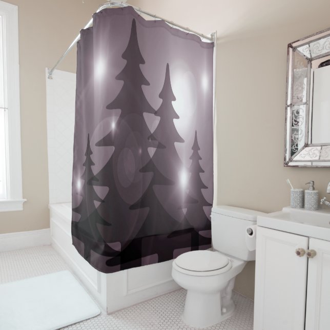 Christmas Party Pink Trees Holiday Winter Elegant (In Situ)