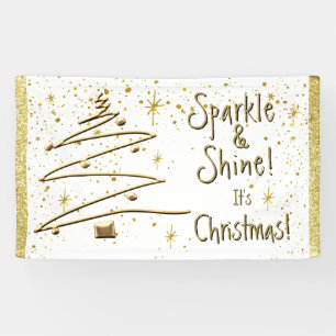 Christmas Party, Sparkle, Hanging Banner