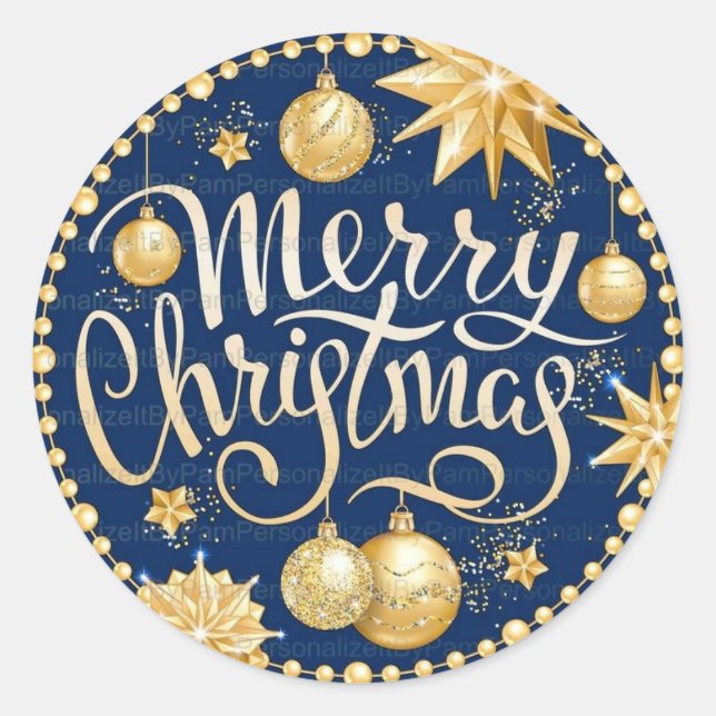 Christmas party stickers  (Front)