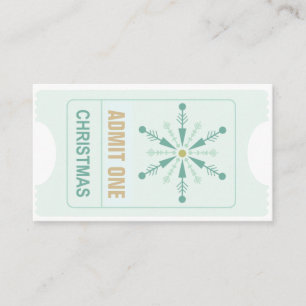 Christmas Party Ticket and Free Drink Voucher