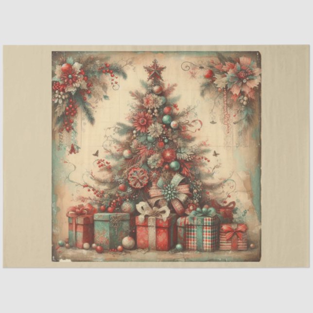 Christmas Past Design Series 12 Tissue Paper (Front)