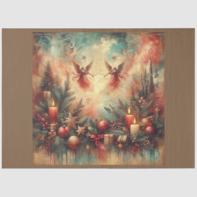 Christmas Past Design Series 4 Tissue Paper (Front)