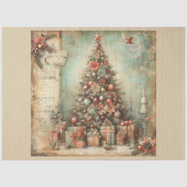 Christmas Past Design Series 5 Tissue Paper (Front)