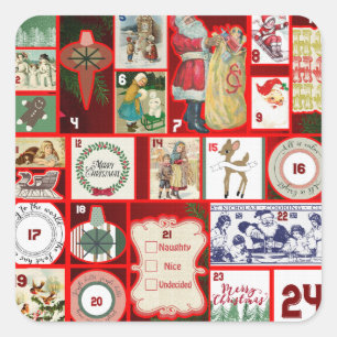 christmas past stickers